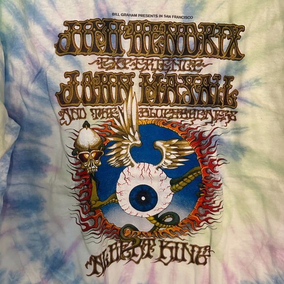 VINTAGE ROCK TEE: Jimi Hendrix, Mens L - Picture 2 of 2